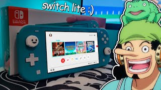 comprei um Nintendo Switch Lite em 2024 [upl. by Ahsei744]