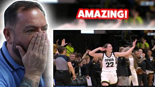 BRITS React to 🚨 Caitlin Clark DROPS 35pts BREAKS NCAA Scoring Record [upl. by Oskar]