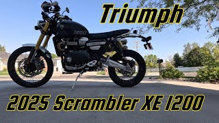 2025 Triumph Scrambler 1200 XE  Short People Can Ride Too [upl. by Eceinwahs]