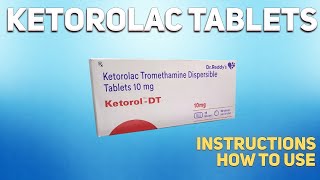 Ketorolac tablets how to use Uses Dosage Side Effects Contraindications [upl. by Nileek570]