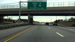 East Outerbelt Freeway Interstate 271 Exits 26 to 34 northbound [upl. by Oibesue]