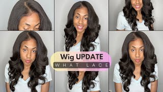 Amazon Has GREAT Wigs 🔥 Synthetic Latisha Wig UPDATE  Sensationnel WHAT LACE Wig Review [upl. by Anitnatsnoc]