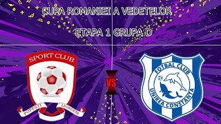 SC POPESTILEORDENI VS UNIREA CONSTANTA  CUPA ROMANIEI A VEDETELOR  GRUPA D ETAPA 1 [upl. by Seyah]