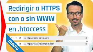 Cómo REDIRECCIONAR de HTTP a HTTPS  con y sin WWW [upl. by Mcmullan]