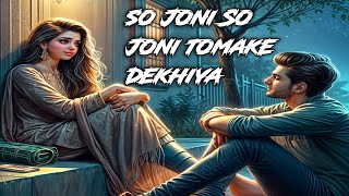 sojoni sojoni tomake dekhiya bangla song status [upl. by Jeffers]