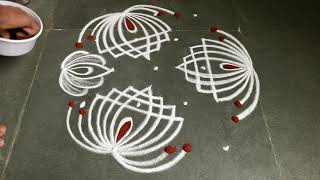 Margazhi maadham padikolam collections Simple muggulu designs easy rangoli designs [upl. by Sonstrom]