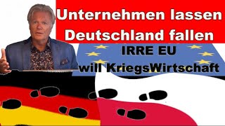 Unternehmen lassen Deutschland fallen IRRE EU will KriegsWirtschaft  WissensWerte [upl. by Satterlee41]