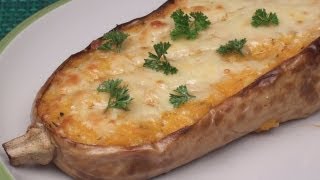 Baked Cheesy Butternut Squash Recipe [upl. by Brigham]