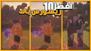 افضل 10 ريسورس باك ماين كرافت 1181 و 1171 و 1165  Top 10 Resource Packs in Minecraft [upl. by Ayerdna]