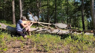 Homemade 54cal Matchlock Muzzleloader [upl. by Eiramlatsyrk33]