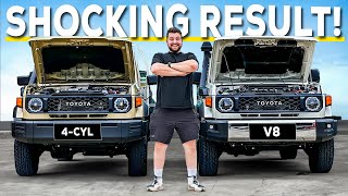 Toyota LandCruiser 70 Series 4Cylinder vs V8 Comparison Reliability Concerns and Which is BETTER [upl. by Randie786]