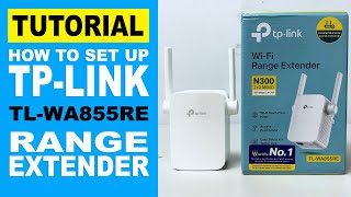 How to Setup TPLINK TLWA855RE Range Extender [upl. by Elagiba]