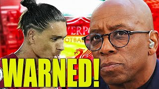 LOOK WHAT IAN WRIGHT SAID ABOUT DARWIN NUNES LIVERPOOL NEWS TODAY [upl. by Anabahs]