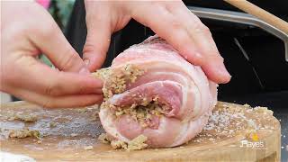 How to cook porchetta on the Traeger Timberline 850 [upl. by Broek]