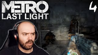 Escaping the Reds amp Railcar Adventures  Metro Last Light  Blind Playthrough Part 4 [upl. by Ettelrac439]