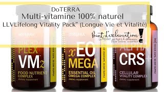 LLV Les suppléments multivitamines DoTERRA Lifelong Vitality Packquot Longue Vie et Vitalité [upl. by Laro972]