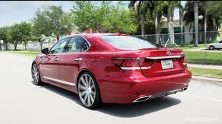 Lexus LS460 Fsport on 22quot Vossen VVSCV4 Concave Wheels  Rims [upl. by Mure361]