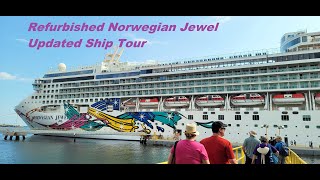 Updated Norwegian Jewel Cruise Ship Tour Balcony Cabin Restaurants and Onboard Activities [upl. by Austreng]