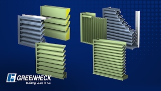 Greenheck  Louvers AMCA 540 Large Missile Impact Test [upl. by Adrien]