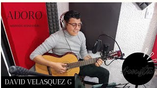 Adoro  Armando Manzanero Cover Acústico por David Velasquez [upl. by Misab919]