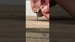 Challenge Fastest Speed for Tightening A rope to a Nail [upl. by Fe583]