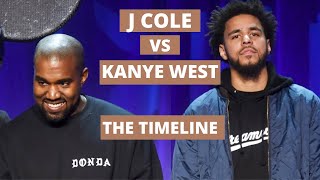 J COLE vs KANYE WEST The Timeline [upl. by Ofori]