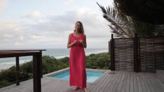 Massinga Beach  Ocean View Deluxe Room  Massinga Beach Lodge Mozambique [upl. by Fugate]