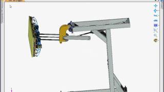 TopSolid 7 mechanical simulation with dynamic motion [upl. by Porty]