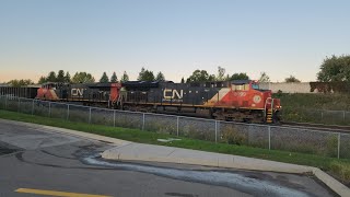 CN L570 at Tansley • October 8 2024 [upl. by Aivatra110]