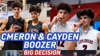 Cameron amp Cayden Boozer Sons of Carlos Boozer Commit to Duke Over Miami [upl. by Zeiler]