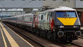 Trains at Peterborough ECML  7924 [upl. by Labannah797]