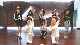 Weki Meki  DAZZLE DAZZLE dance practice mirrored [upl. by Chaiken226]