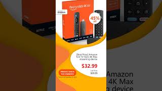 Best Price Amazon Fire TV Stick 4K Max streaming device [upl. by Alaekim39]