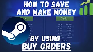 Buy Orders How to Use and Take Advantage of them CSGO  Steam Market Tips [upl. by Hannibal660]