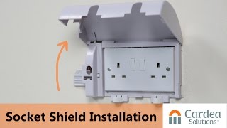 Socket Shield Twin Plug Socket Cover Installation [upl. by Adnawal]