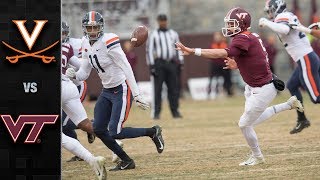 Virginia vs Virginia Tech Football Highlights 2018 [upl. by Yruama]