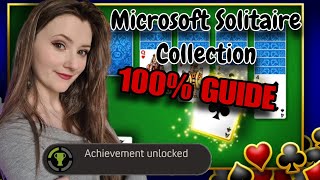 Microsoft Solitaire Collection XBOX 1000G ACHIEVEMENTS GUIDE Beginner  Grandmaster [upl. by Akinohs695]