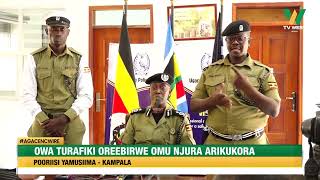 AGACENCWIRE Owa turafiki oreebirwe omunjura arikukora Pooriisi yamusiima Kampala [upl. by Asennav]