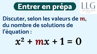 Combien yatil de solutions  en route vers la prépa LLG [upl. by Ennaeirrac]