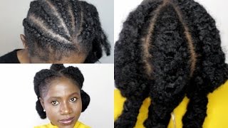 How To Do Simple Crochet Cornrows [upl. by Sleinad]