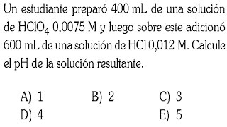 ACIDOS Y BASES  SOLUCIONES PROBLEMA RESUELTO [upl. by Annaeirb]