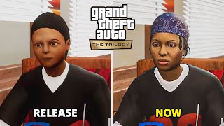 GTA Trilogy Release vs Now  Physics and Details Comparison [upl. by Andromada]