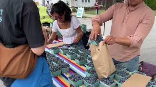 Clintonville Farmers Market in Columbus Ohio August 2024 [upl. by Nalim331]