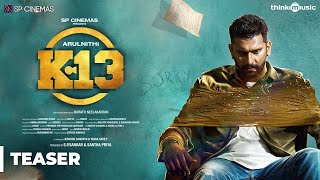 K 13 Official Trailer in Hindi Dubbed  Arulnithi Shraddha Srinath [upl. by Amsed]