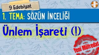 9 Edebiyat  Ünlem İşareti [upl. by Eirellam]