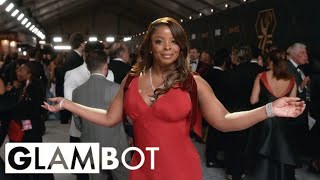 Janelle James GLAMBOT 75th Emmys 2023  Glambot [upl. by Peatroy69]