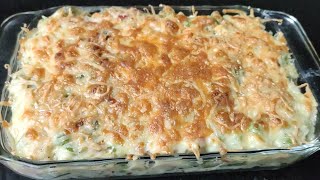 नया तरीकास्वादिष्ट बेक्ड वेजटेबल जो खाये खाता जाये Baked Vegetable in white sauce Au Gratin Recipe [upl. by Aneehc]