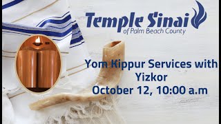 Yom Kippur Services with Yizkor October 12 2024 10 AM [upl. by Rebba611]