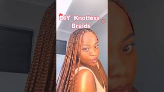 🌟 Want to master DIY knotless braids knotlessbraids boxbraids boxbraidstyles hairstyle [upl. by Dix943]