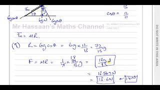 WME0101 IAL Edexcel M1 June 2021 Q6 Dynamics suvat Friction Inclined Planes [upl. by Tterab560]